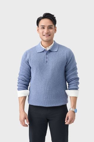 Áo Polo Len Lông Cừu – Dệt Mịn Cao Cấp