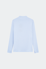 Áo Thun Cổ Lọ Nữ Dài Tay Slim-Fit Thun Dệt Đôi Cao Cấp - Co Giãn 4 Chiều Giữ Ấm Êm Ái