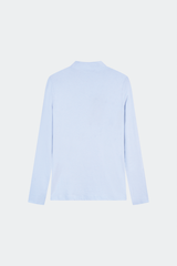 Áo Thun Cổ Lọ Nữ Dài Tay Slim-Fit Thun Dệt Đôi Cao Cấp - Co Giãn 4 Chiều Giữ Ấm Êm Ái