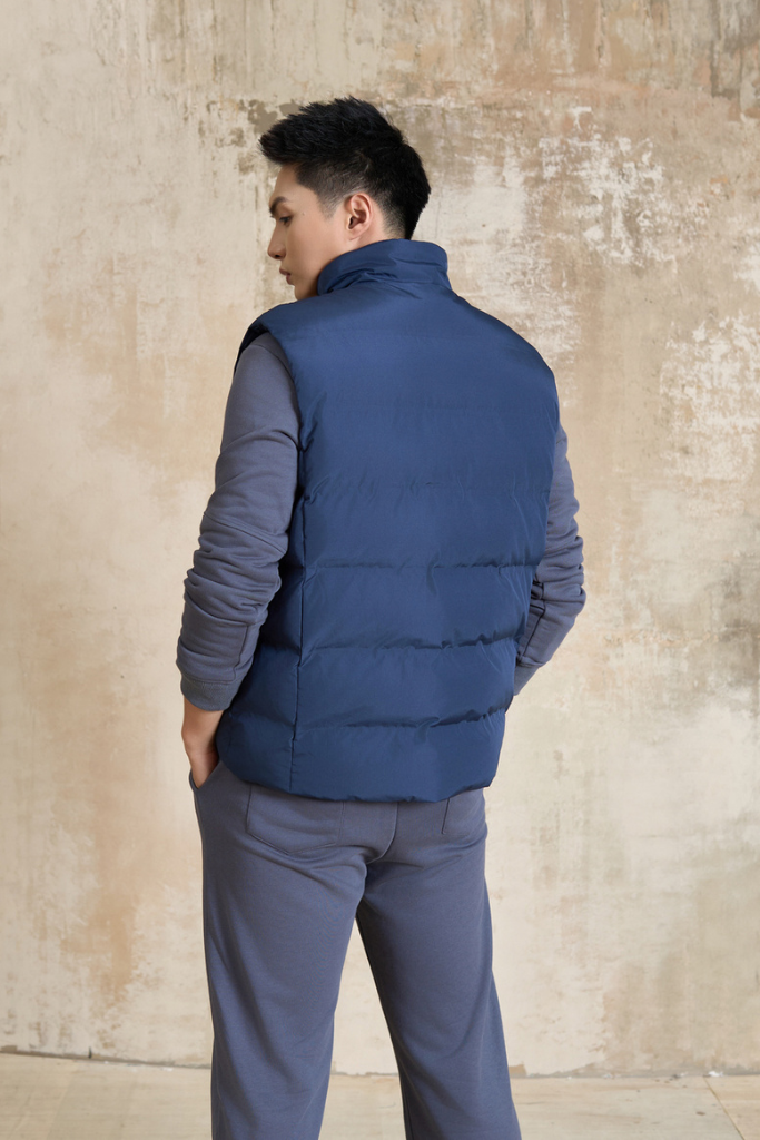 Áo Phao Gile 3 Lớp Chần Bông - Cổ Cao Cản Gió, Giữ Ấm Tốt