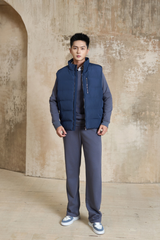 Áo Phao Gile 3 Lớp Chần Bông - Cổ Cao Cản Gió, Giữ Ấm Tốt