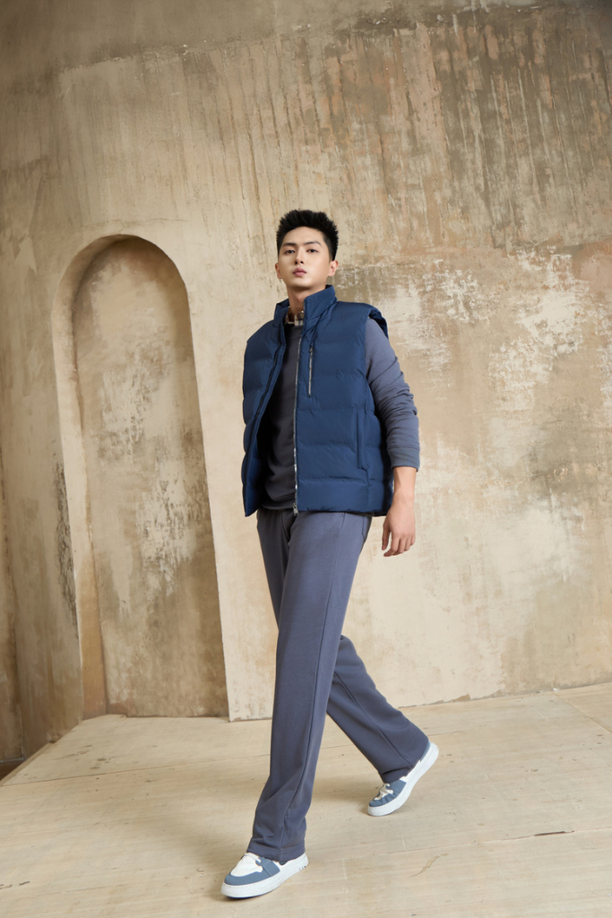 Áo Phao Gile 3 Lớp Chần Bông - Cổ Cao Cản Gió, Giữ Ấm Tốt