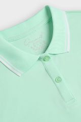 Áo Polo Cộc Tay Nữ Suông Vừa