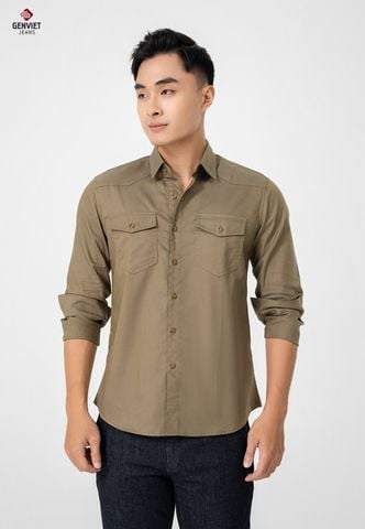 Áo Sơ Mi Dài Tay Nam T3121C8421