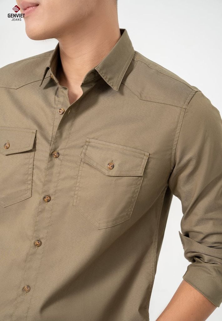 Áo Sơ Mi Dài Tay Nam T3121C8421