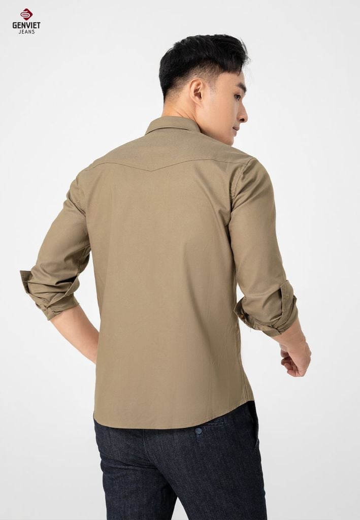 Áo Sơ Mi Dài Tay Nam T3121C8421