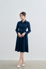 Đầm Da Lộn Nữ - Dáng Suông Trẻ Trung