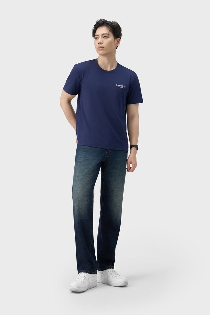 Áo Thun Nam Cộc Tay Cổ Tròn - Form Suông Vừa Thoáng Mát