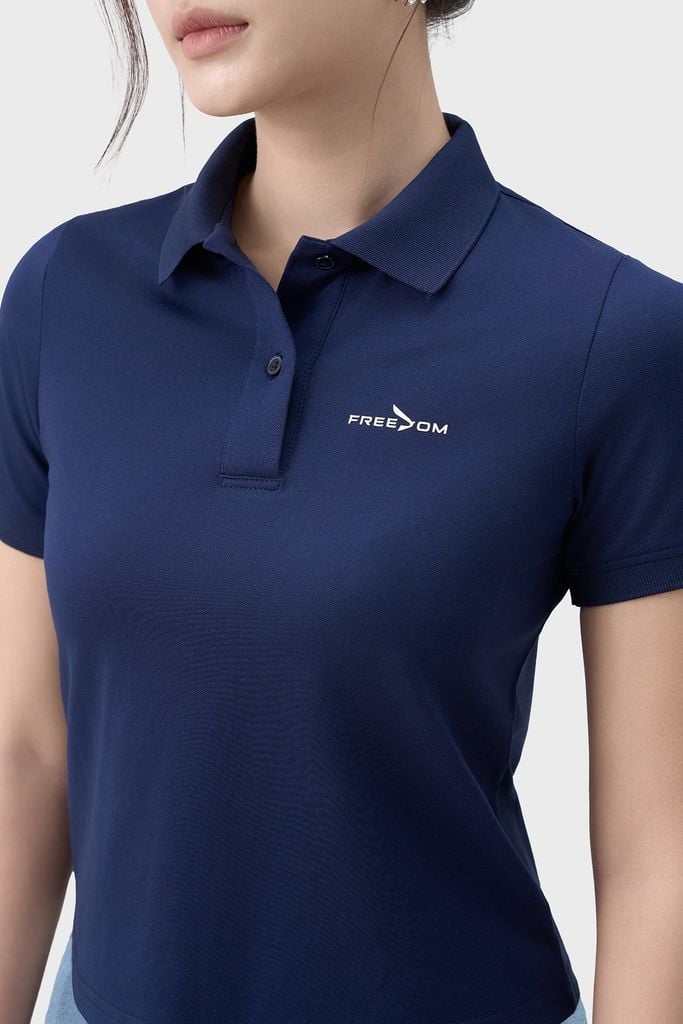 Áo Polo Nữ Cộc Tay Croptop - Chất Thun Cao Cấp, Tôn Dáng