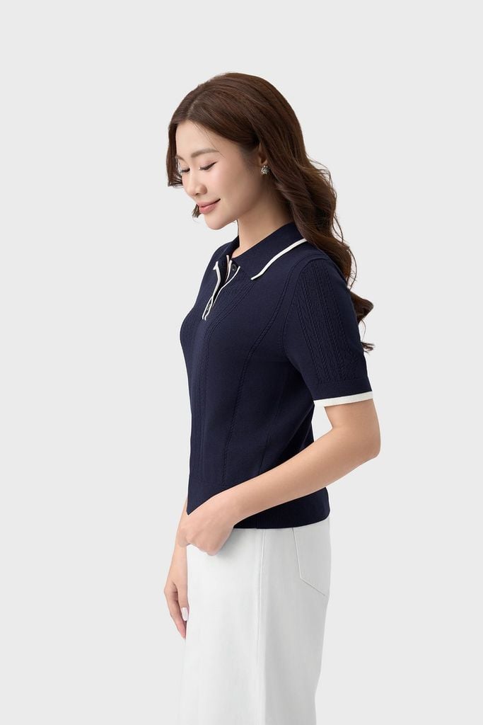 Áo Polo Len Nữ - Mềm Mịn, Tôn Dáng