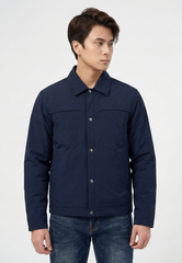 Áo Khoác Nam Cổ Đức Jacket 2 lớp