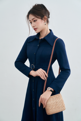 Đầm Da Lộn Nữ - Dáng Suông Trẻ Trung