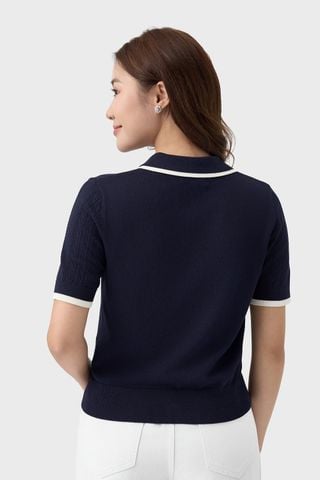 Áo Polo Nữ Chất Len Mềm Mịn
