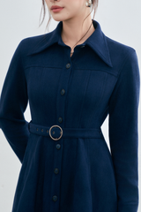 Đầm Da Lộn Nữ - Dáng Suông Trẻ Trung