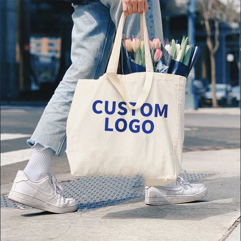  May Túi Tote Canvas In Logo OEM/ODM Theo Yêu Cầu – TB6070501 