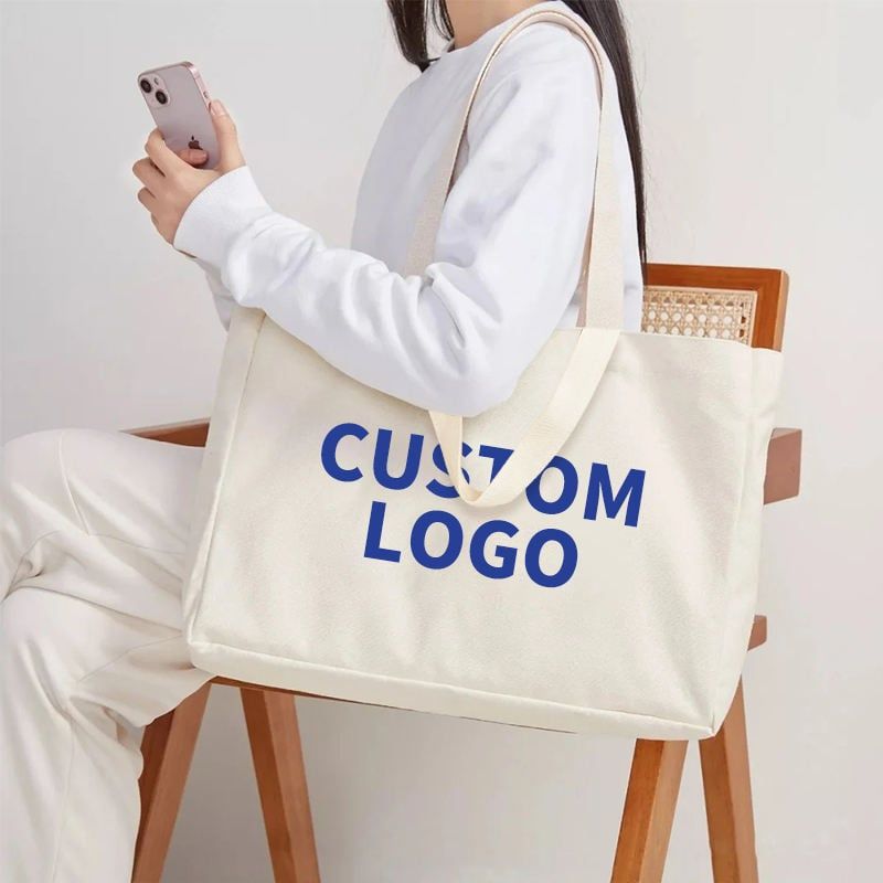  May Túi Tote Canvas In Logo OEM/ODM Theo Yêu Cầu – TB6070501 