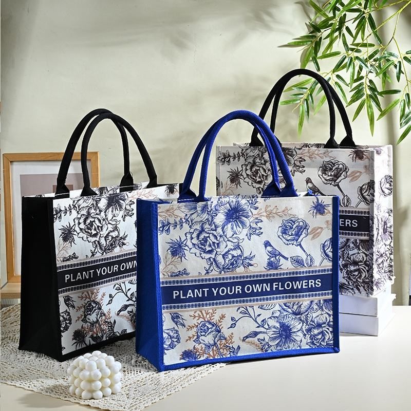 May Túi Tote Canvas In Logo Theo Yêu Cầu OEM/ODM – TB6071307 