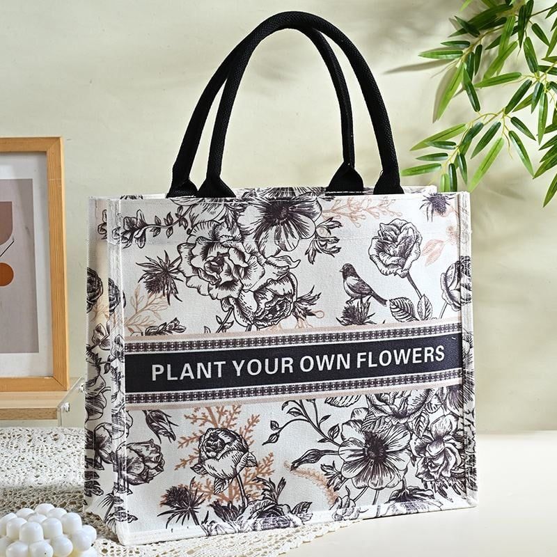  May Túi Tote Canvas In Logo Theo Yêu Cầu OEM/ODM – TB6071307 