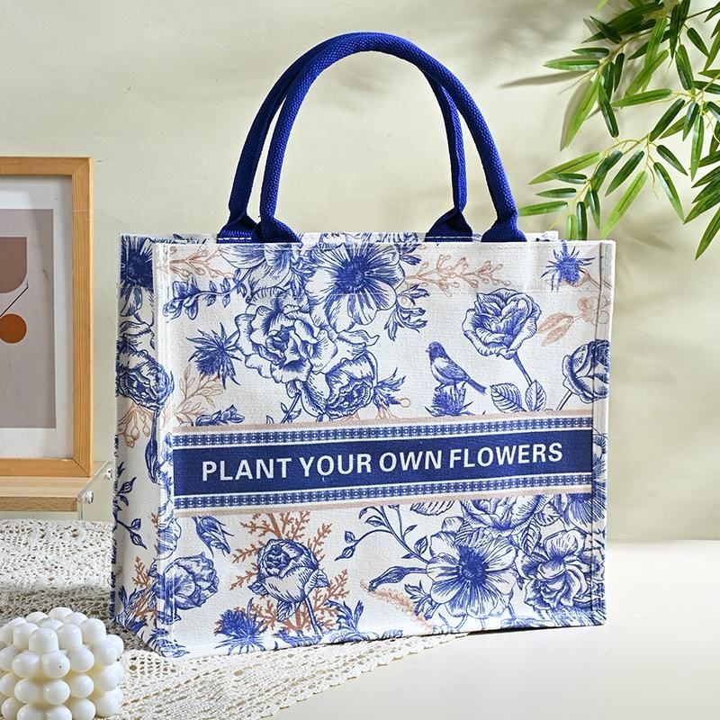  May Túi Tote Canvas In Logo Theo Yêu Cầu OEM/ODM – TB6071307 