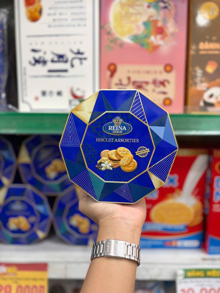 Bánh Quy Bơ Kelson Hộp Thiếc Cao Cấp - Hộp 120g
