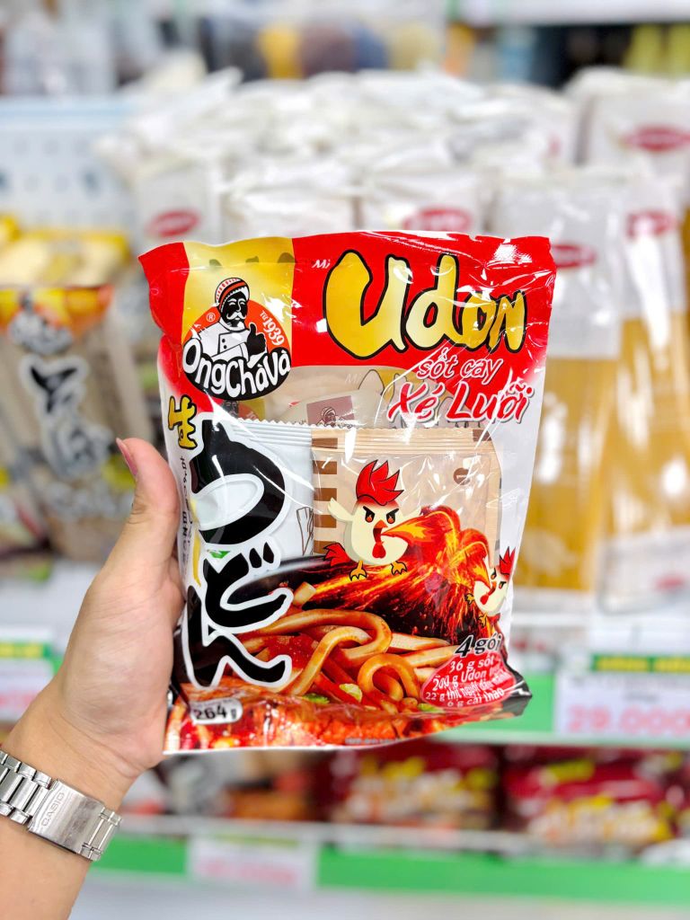 Mì Udon Sốt Cay và Tomyum Ông Chà Và - 264g