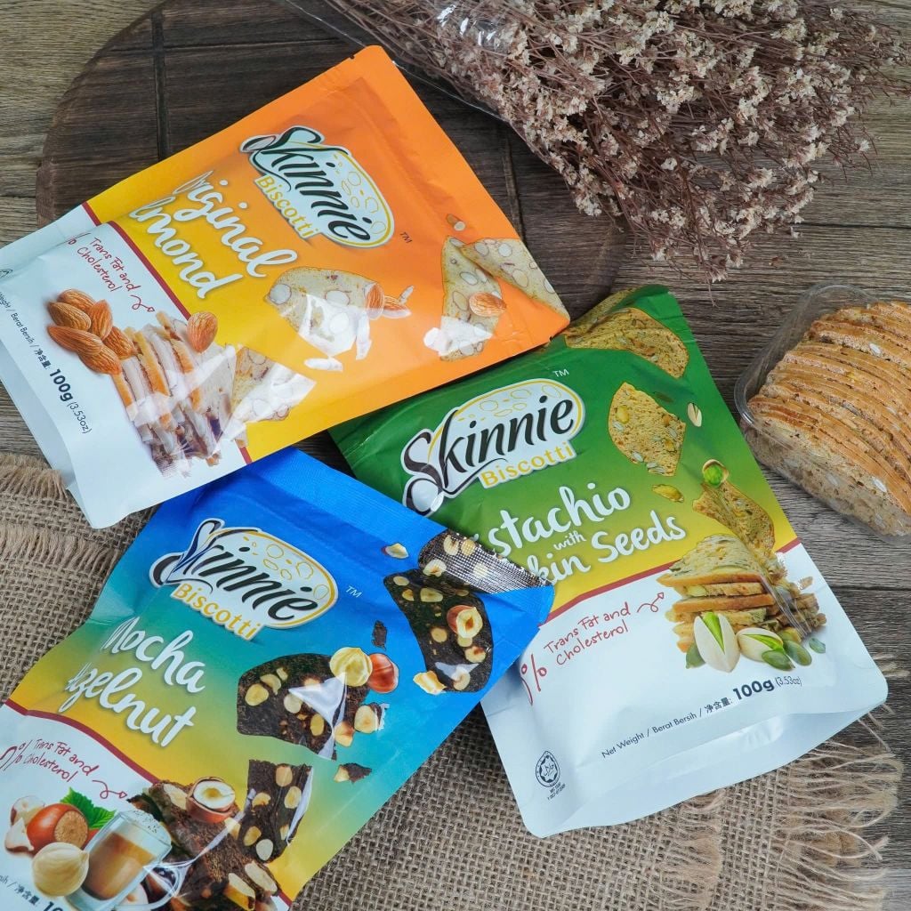 Bánh Quy Hạt Không Chất Béo Skinnie - 100g