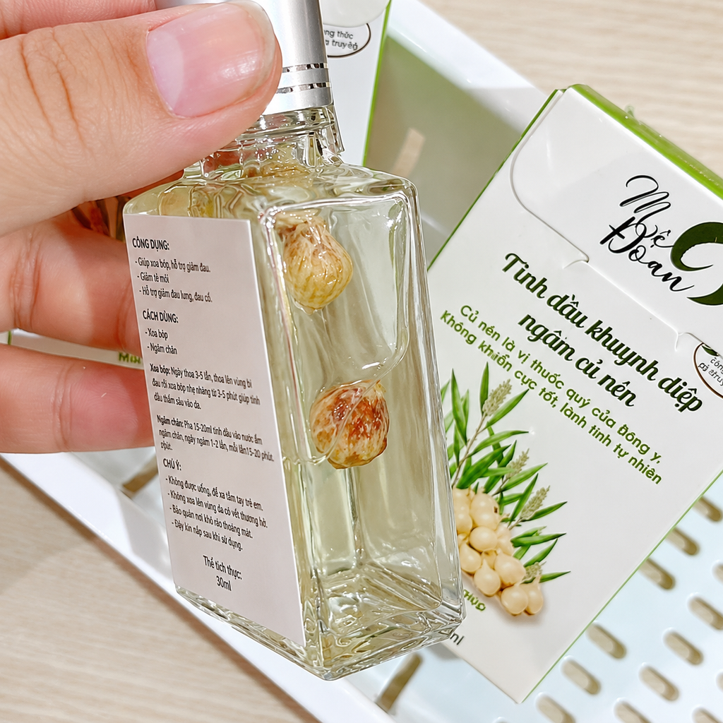 Tinh Dầu Khuynh Diệp Ngâm Củ Nén Mệ Đoan - 30ml