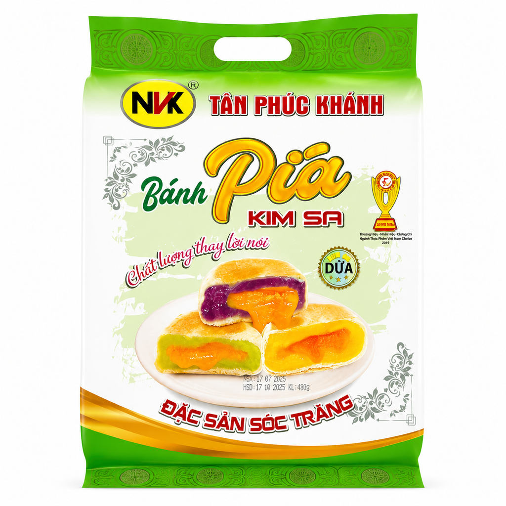 Bánh Pía Kim Sa Tân Phúc Khánh - 480g