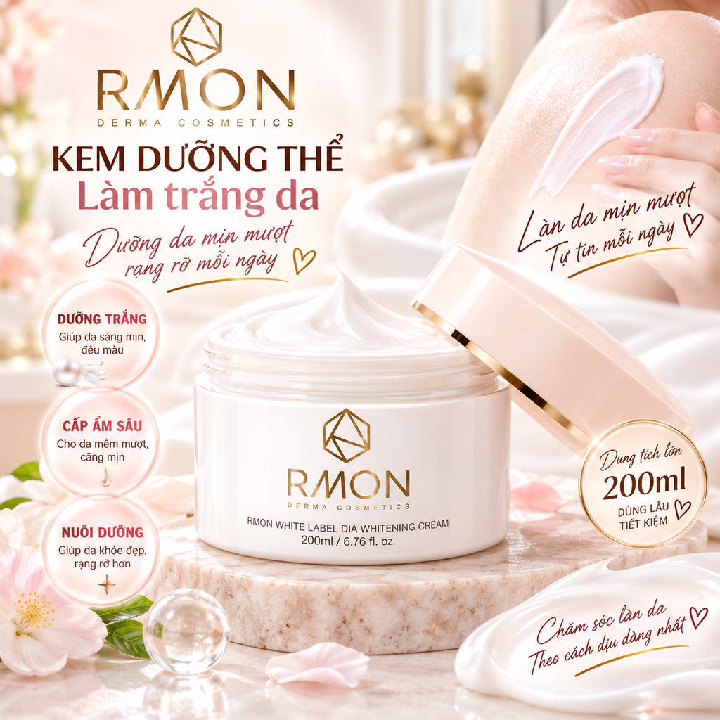 Kem Dưỡng Thể Rmon Derma Cosmetics - 200ml
