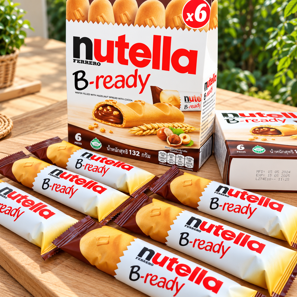 Bánh Mì Nhân Bơ Nutella - Hộp 132g