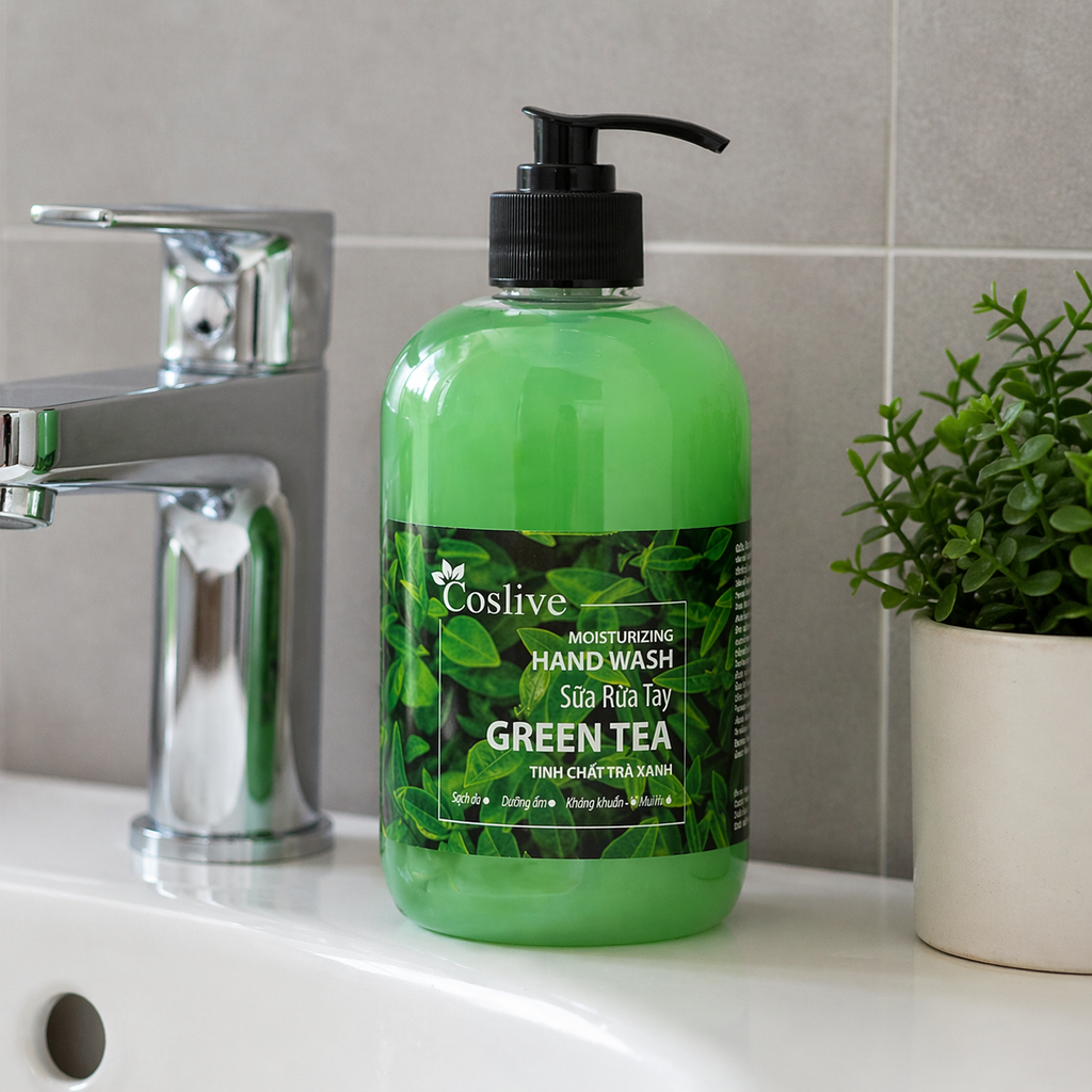 Sữa Rửa Tay Trà Xanh Coslive - 500ML