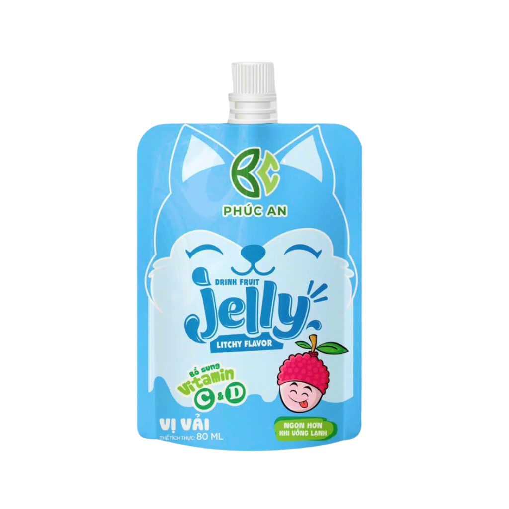 Thạch Uống Trái Cây Jelly Phúc An - 80ML