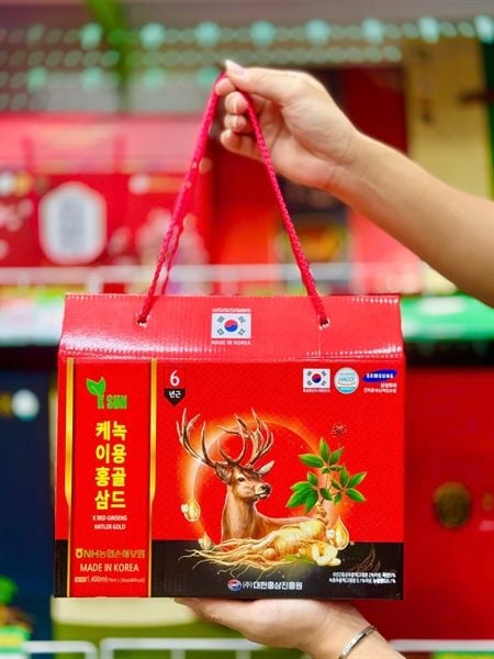 Nước Hồng Sâm Nhung Hươu - 70ml x 20 Gói