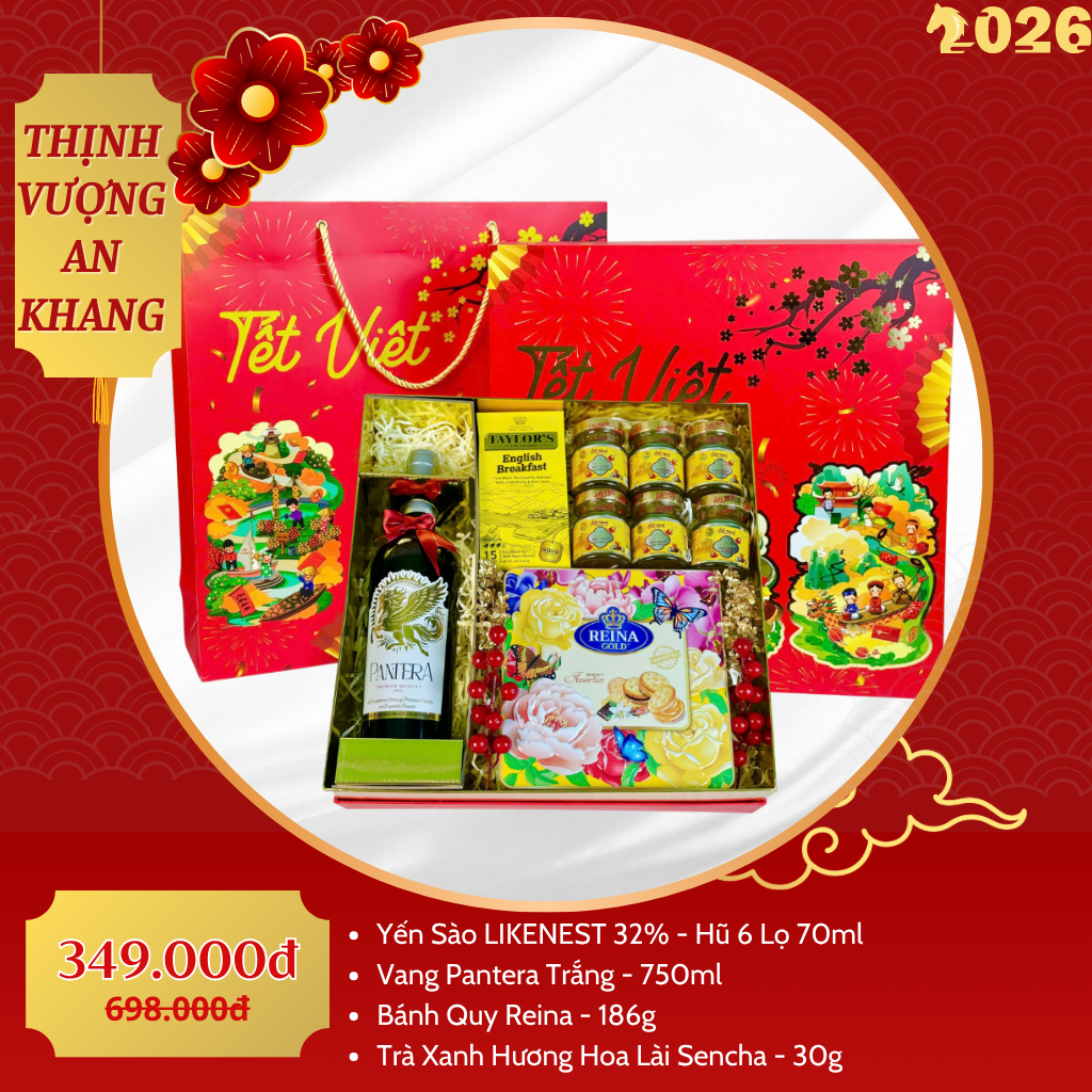 Hộp Quà Tết Cao Cấp 2026 – Thịnh Vượng An Khang