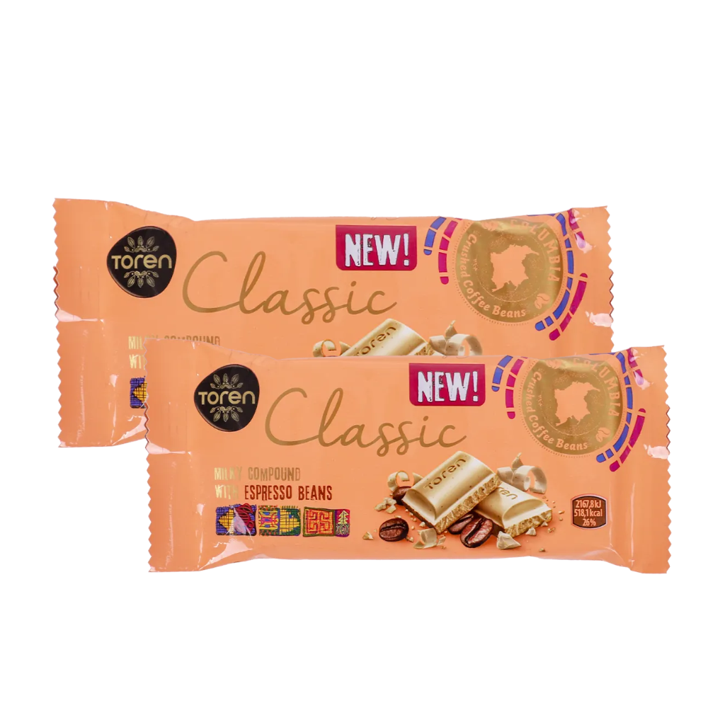 Thanh Socola Toren Classic Hạt Cà Phê - 52g