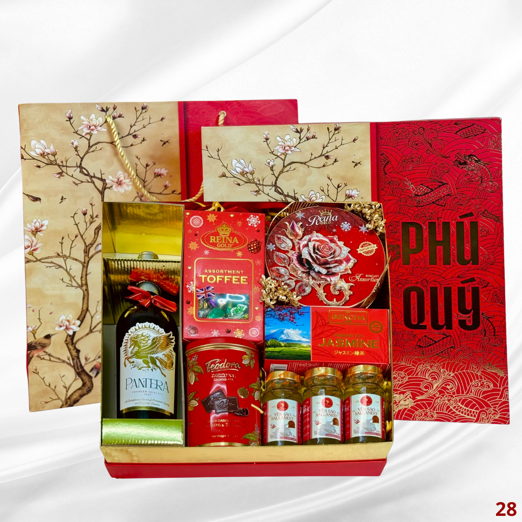 Hộp Quà Tết Cao Cấp 2026 – Xuân Phú Quý