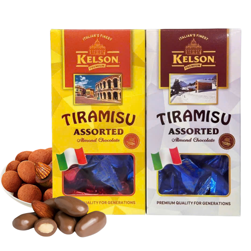 Kẹo Socola Tiramisu Hộp Giấy Kelson Premium