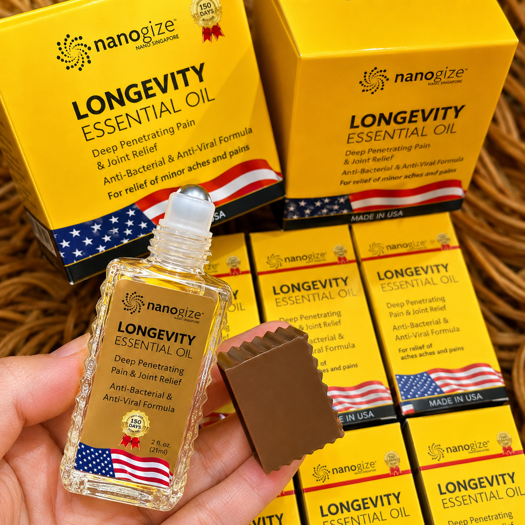 Dầu Lăn Vàng Longevity Essential Oil - 21ml