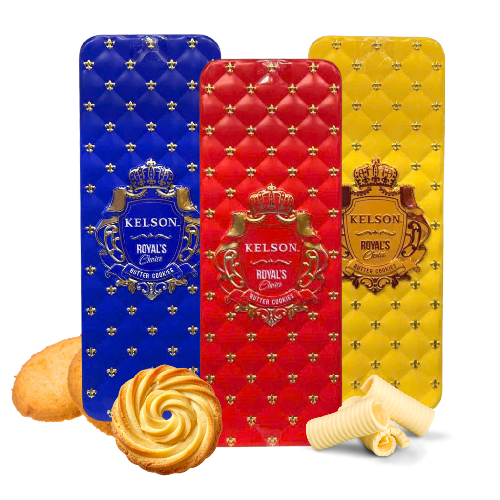 Bánh Quy Bơ hộp thiếc Kelson Royal - 126g