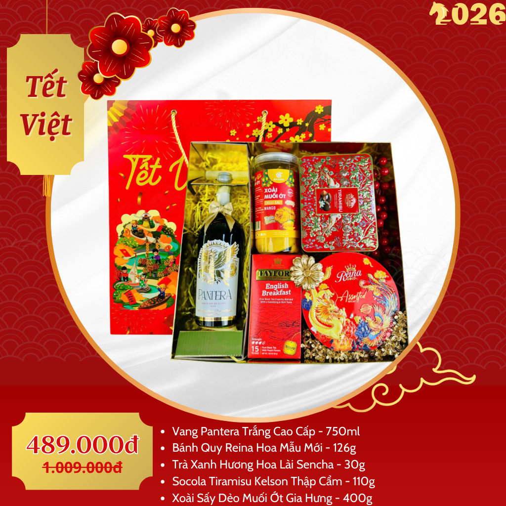 Hộp Quà Tết Cao Cấp 2026 - Tết Việt