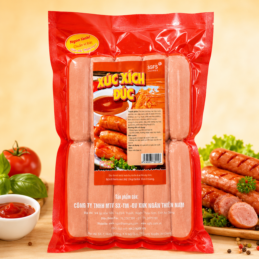 Xúc Xích Đức SGFS - 500g