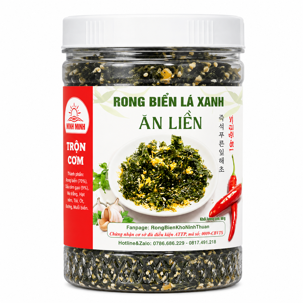 Rong Biển Lá Xanh Ăn Liền Trộn - 600g