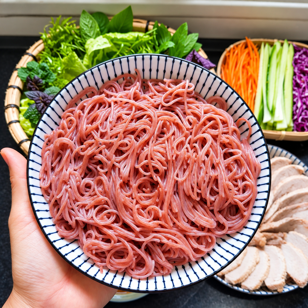 Bún Gạo Lứt Đỏ Vietfrsh- Gói 200g