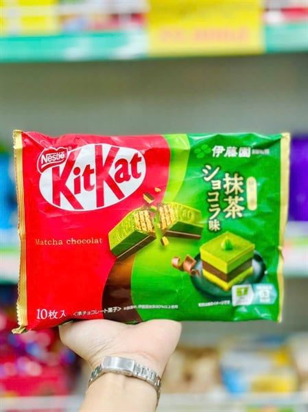 Bánh Xốp Nestlé Kitkat Min Matcha Chocolate - 116g