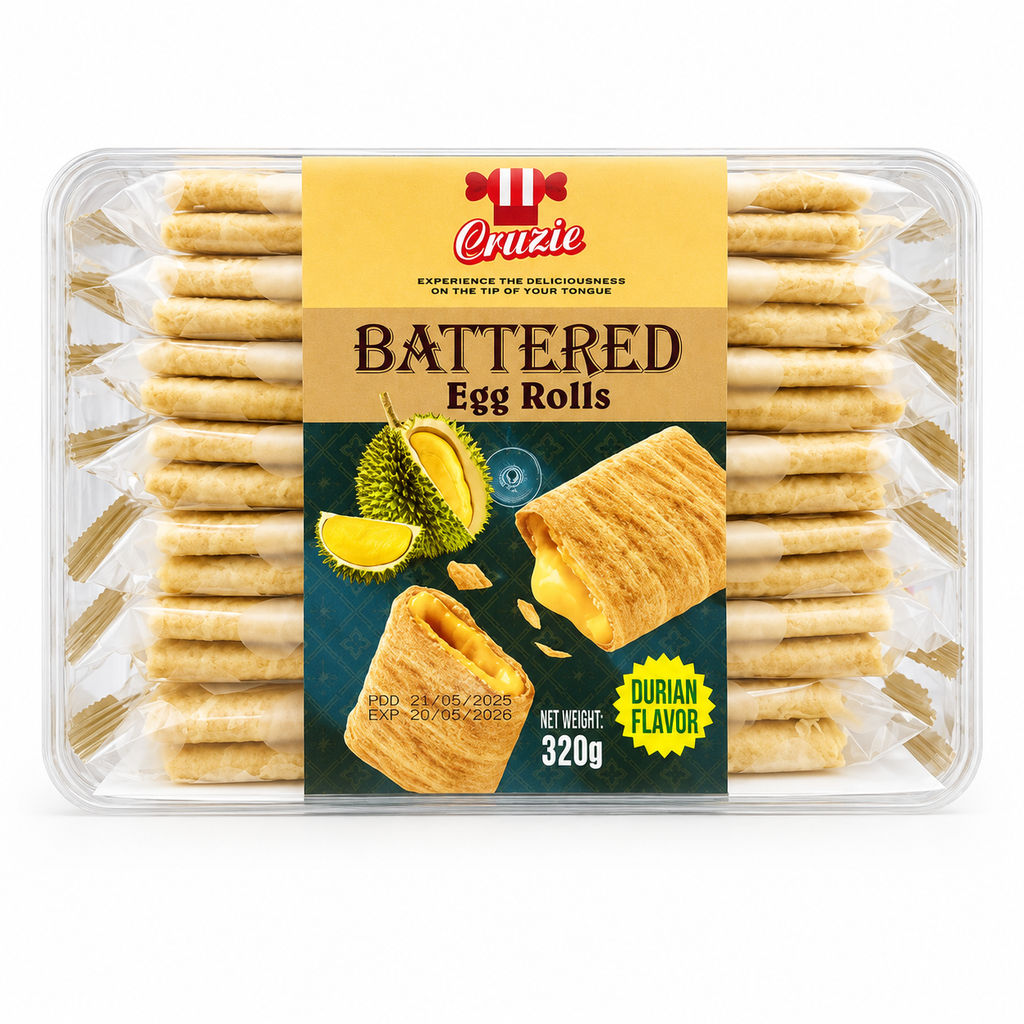 Bánh Quế Cuộn Battered Cruzie Kem - 320G