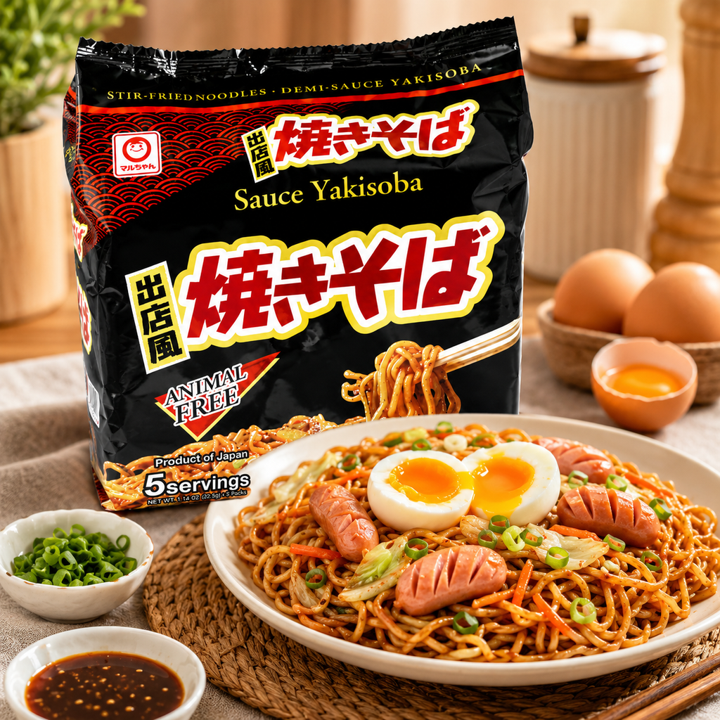 Mì Khô Yakisoba Chay Higashimaru - Lốc 5 gói