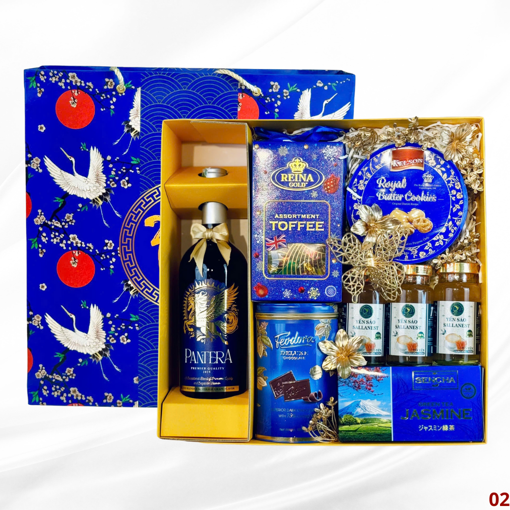 Hộp Quà Tết Cao Cấp 2026 - Xuân Thịnh Vượng