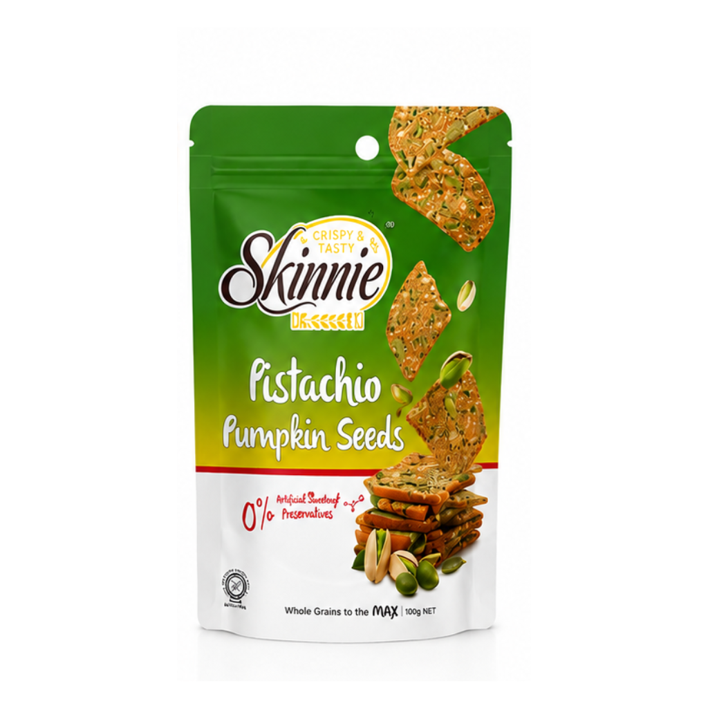 Bánh Quy Hạt Không Chất Béo Skinnie - 100g