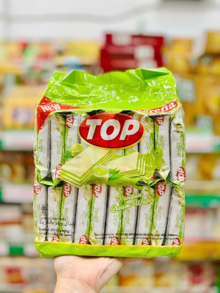 Bánh Xốp Top Cao Cấp - 420g (Lá Dứa, Sữa, Dâu, Socola)