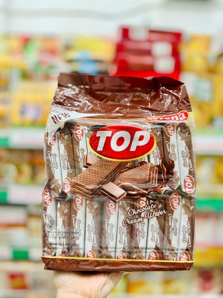 Bánh Xốp Top Cao Cấp - 420g (Lá Dứa, Sữa, Dâu, Socola)